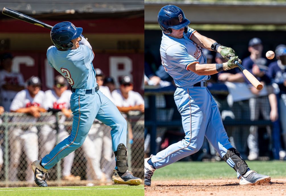 Freshman Adriel Figueroa-Brito finished the day 6-for-8 with two RBIs and two runs while sophomore Owen Wade finished 4-for-7 with two RBIs and two runs as the Aztecs Baseball team split at Phoenix College falling 8-7 and winning 11-0. The Aztecs are now 21-20 overall and 13-15 in ACCAC conference play. Photos by Gilbert Alcaraz