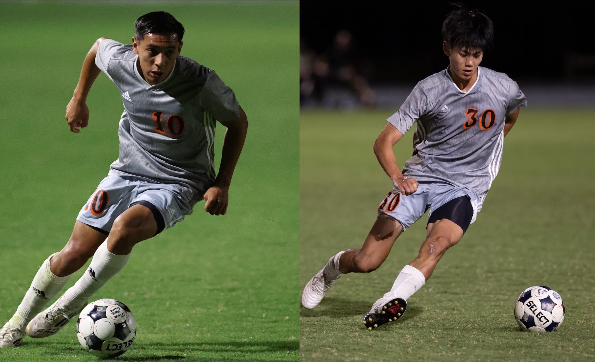 Sophomore Robert Castaneda (Nogales HS) scored a goal and had an assist while sophomore Jihoon Song help anchor the defense to claim their fifth straight shutout as the No. 7 ranked Aztecs Men's Soccer team won their seventh straight game after beating Mesa Community College 2-0 on Saturday at the West Campus Aztec Field. Pima is now 9-1 overall and 6-1 in ACCAC conference play. Photos by Stephanie van Latum